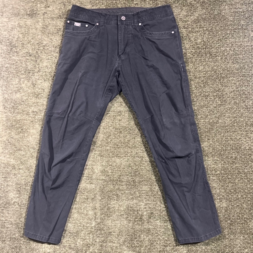 KUHL Revolvr Pants Mens 34x30 Charcoal Gray Uberkuhl Stretch 5232